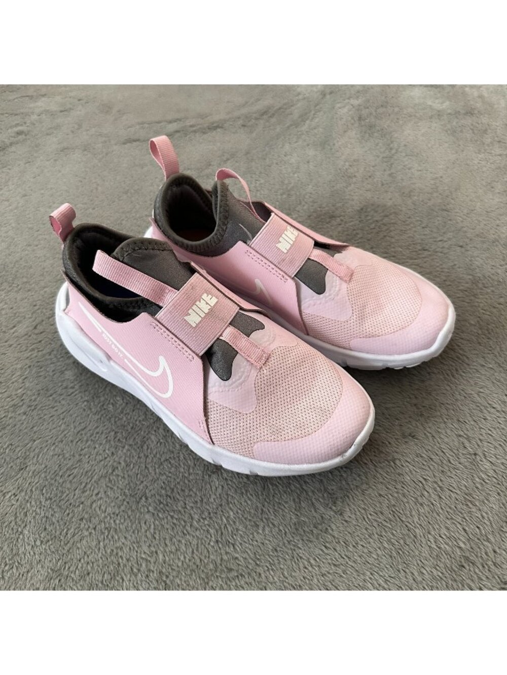 Nike Flex Pink Kids Youth Girl Sneakers Slip On Shoes Size 3